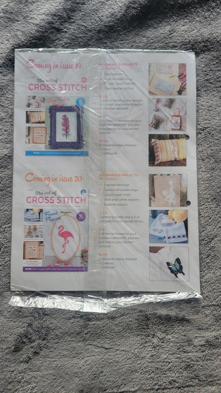 The Art of Cross Stitch Magazine – Issue 18 – With Threads & Patterns – New Sealed