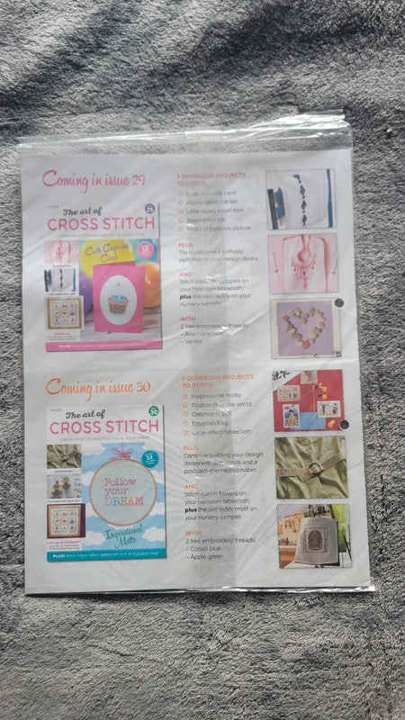 The Art of Cross Stitch Magazine – Issue 28 – With Threads & Patterns – New Sealed