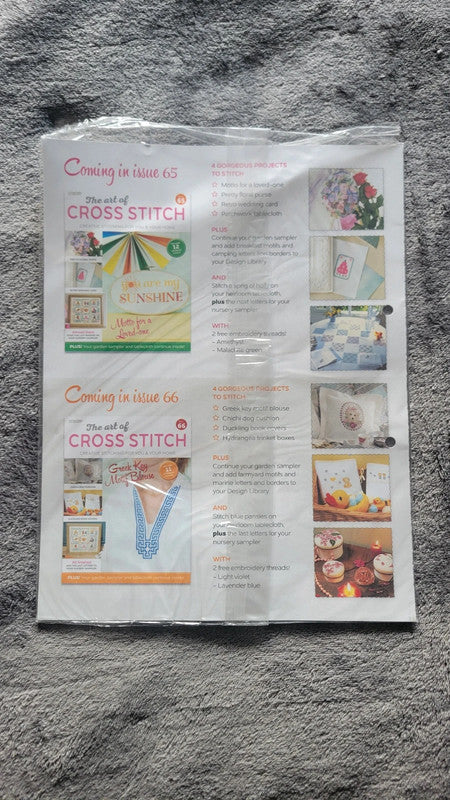 The Art of Cross Stitch Magazine – Issue 64 – With Threads & Patterns – New Sealed