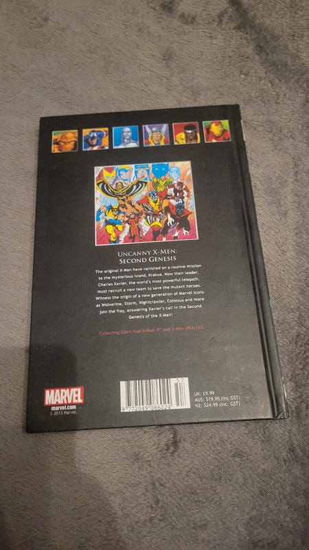 Ultimate Graphic Novels Collection Marvel Uncanny X-Men: Second Genesis Hardback Book