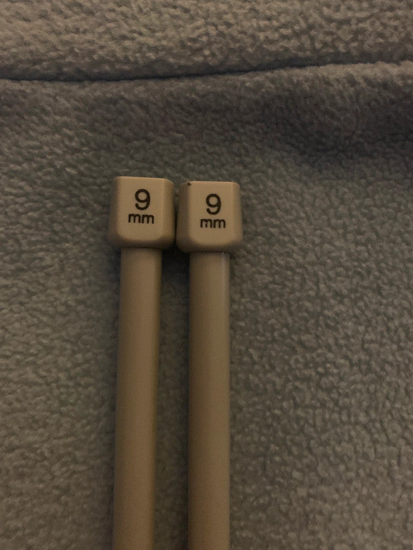 Knitting needles size 9