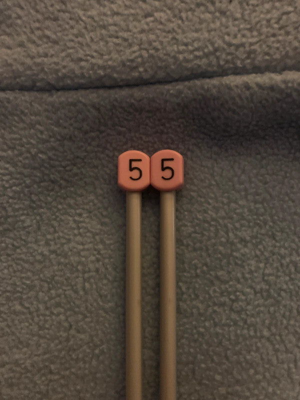 Knitting needles size 5