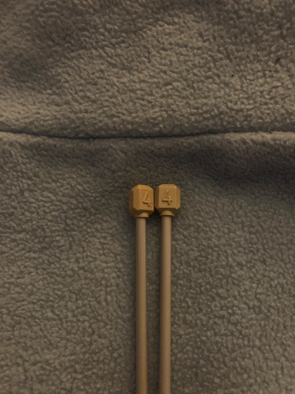 Knitting needles size 4