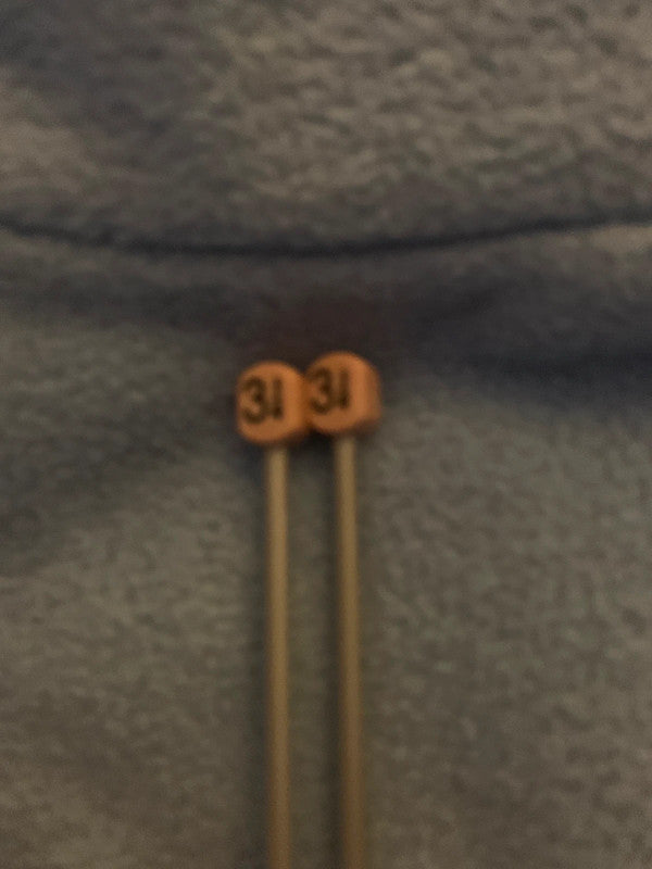 Knitting needles size 3 1/4