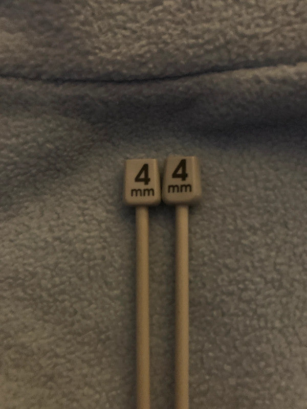 Knitting needles size 4