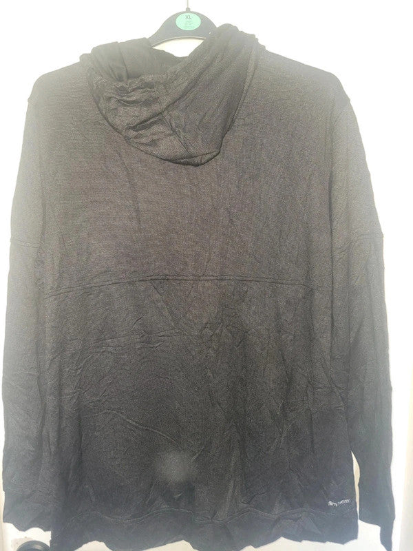 Adidas Climawarm Men's Hoodie 2XL - Black with subtle dot pattern