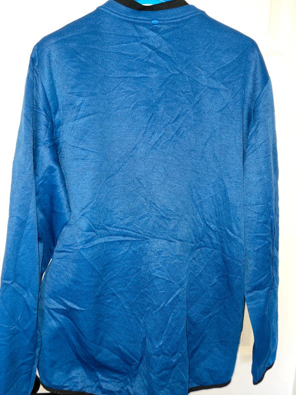 Nike Golf Royal Blue Dri-FIT 1/4 Zip Sweatshirt - Men's XL