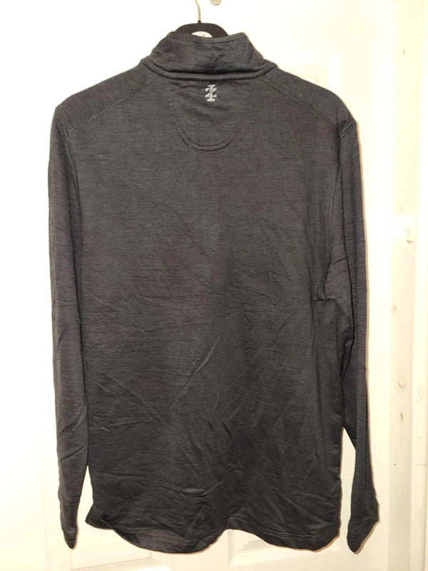 IZOD Golf Men's Black Long Sleeve 1/4 Zip Pullover Size M