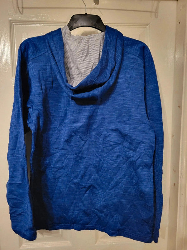 Majestic Royals Blue Postseason Hoodie Size M