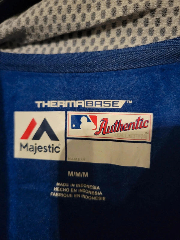 Majestic Royals Blue Postseason Hoodie Size M