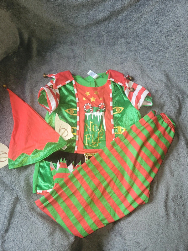 Festive Christmas Elf Costume