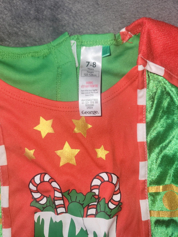 Festive Christmas Elf Costume