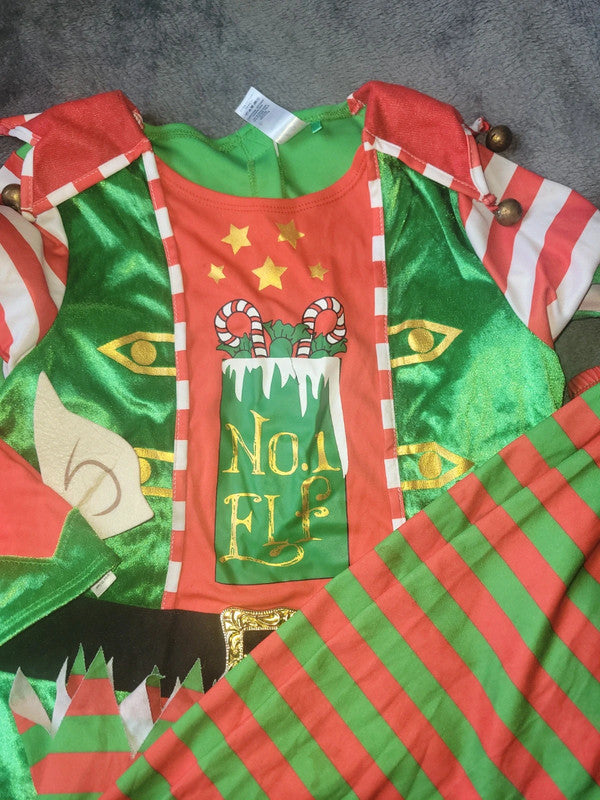 Festive Christmas Elf Costume