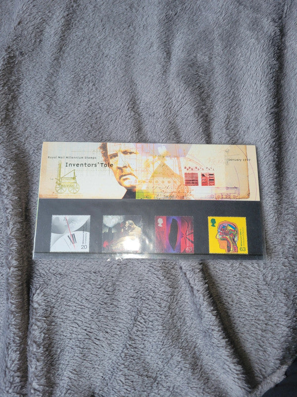 Royal Mail Millennium Stamps - 'Inventors' Tale' Stamp Pack
