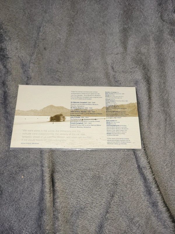 Great Britain Speed Land Speed Records Stamp Pack