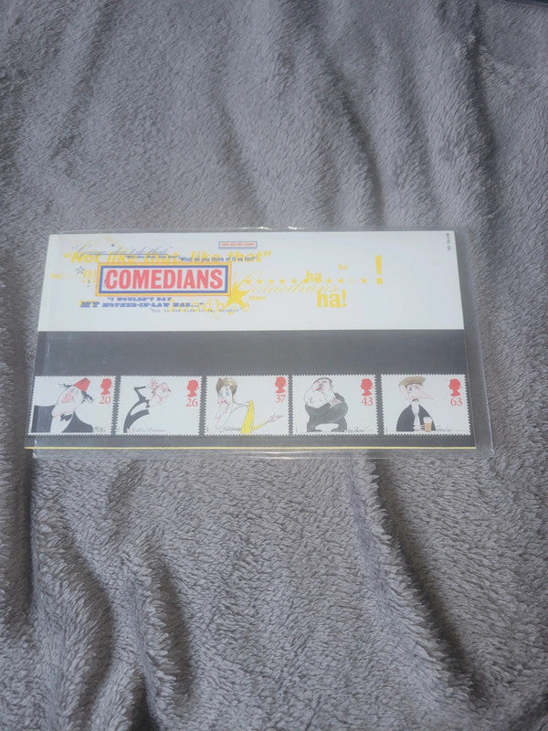 Royal Mail Comedians Stamp Collection - Peter Kay, Les Dawson, Lenny Henry