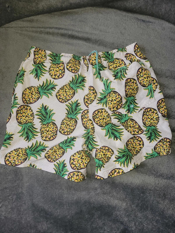 Primark Pineapple Print Swim Shorts - XS