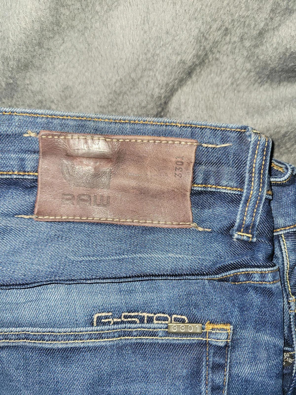 G-Star Raw 3301 Straight Fit Jeans W34 L32