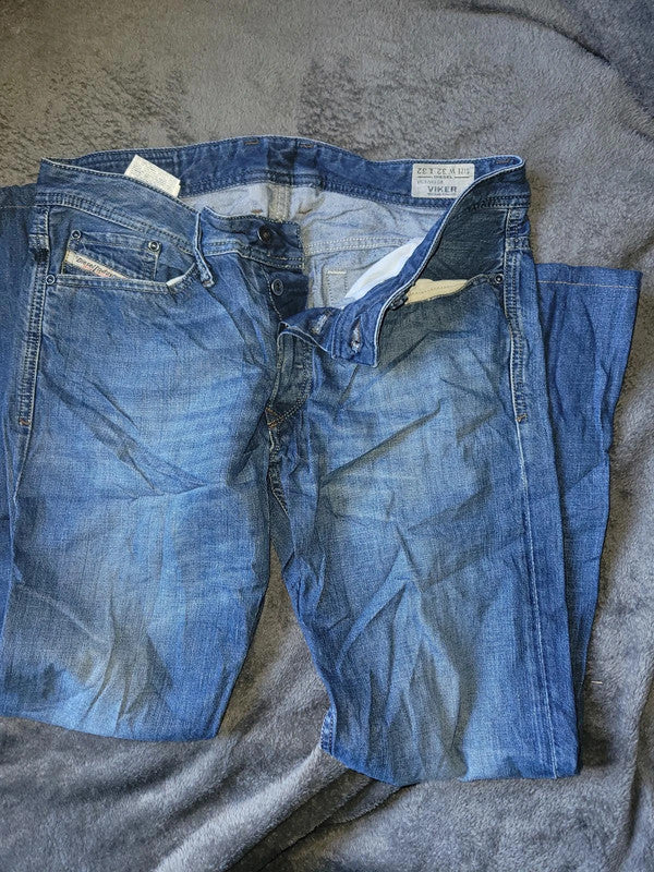 Diesel Viker Regular-Straight Blue Jeans W32 L32