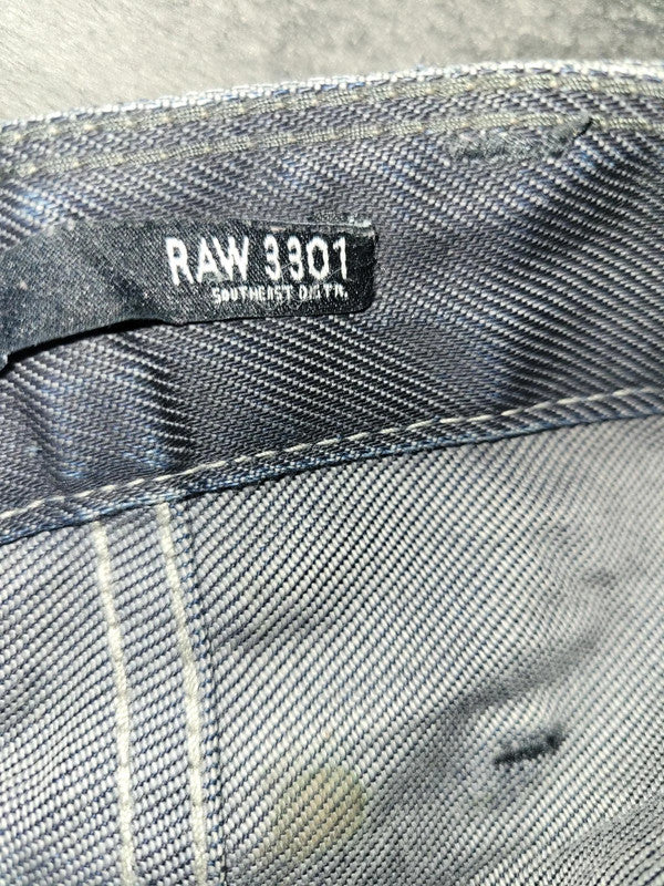 Vintage G-Star Raw 3301 Riley Loose Tapered Jeans W33 L30