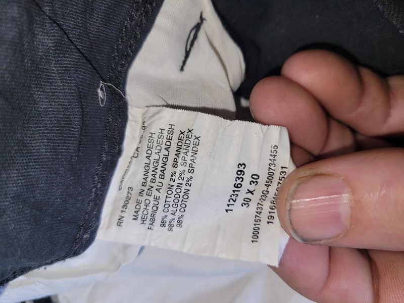 Vintage Wrangler Relaxed Fit Black Cargo Trousers