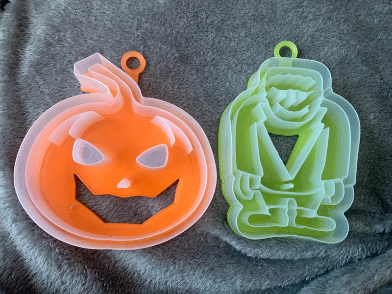 Halloween silicone pancake/egg moulds
