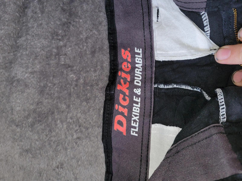 Vintage Dickies Black Cargo Trousers 30x32