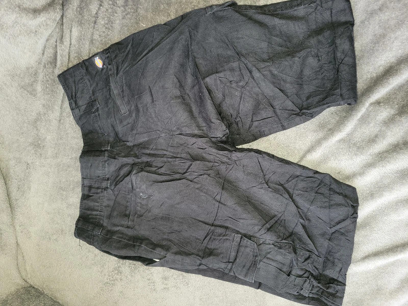 Vintage Dickies Black Cargo Trousers 30x32