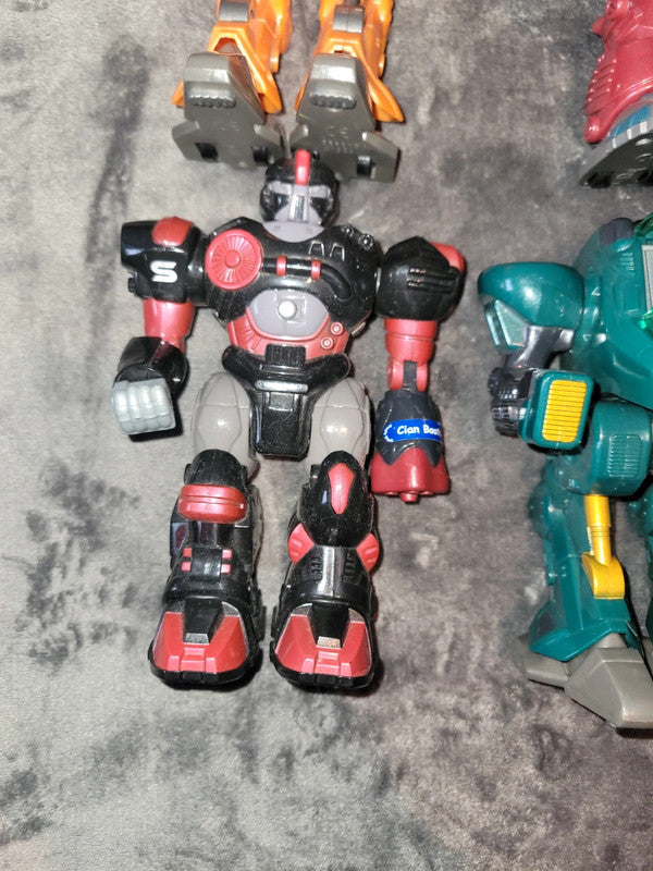 Vintage Tekno Robot Action Figures (Job Lot)