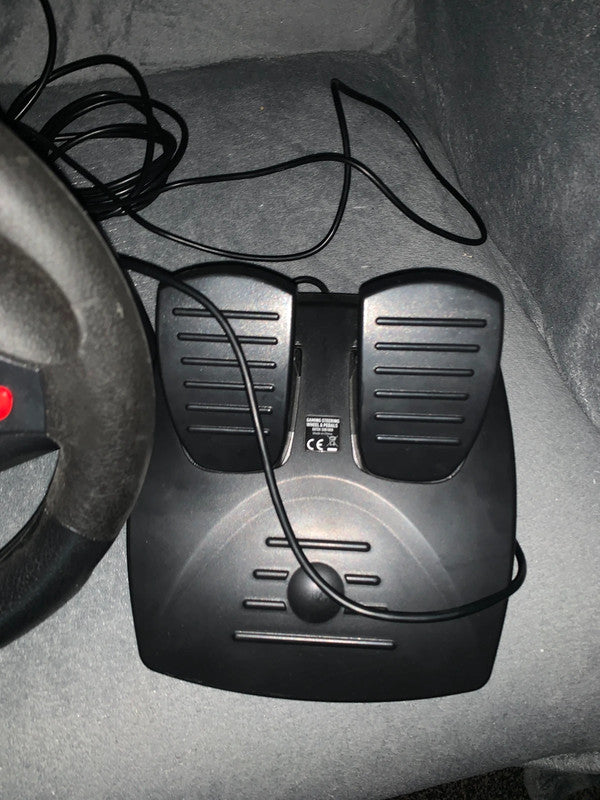 Game Steering Wheel and Pedals Controller.