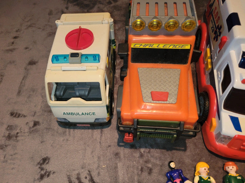 Vintage Playmobil Vehicle and Figures Set