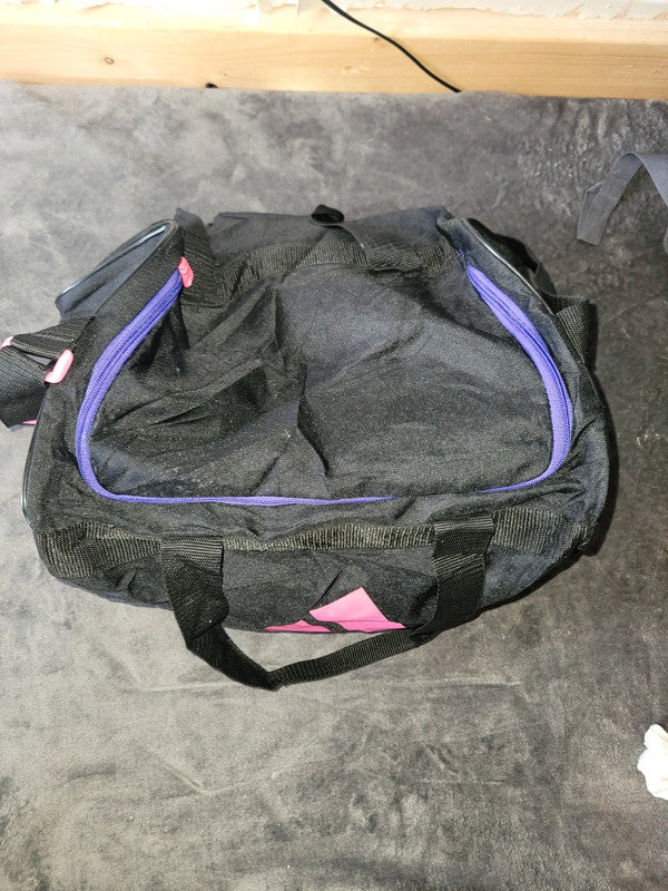 Vintage Adidas Black & Pink Gym Bag