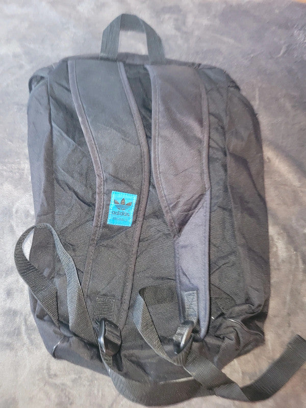 Adidas Originals Black Backpack with Trefoil Logo