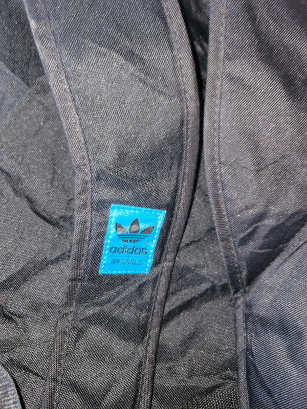 Adidas Originals Black Backpack with Trefoil Logo