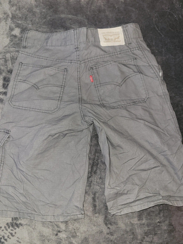 Levi’s Grey Cargo Style Shorts – Men’s W27 (14 REG) Casual Summer Wear