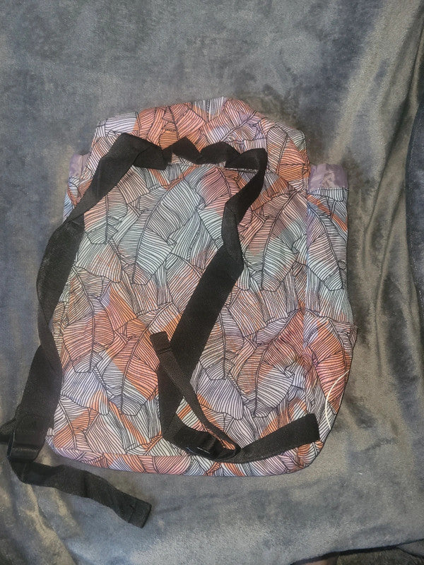 Adidas Multicolour Graphic Backpack – Adjustable Straps & Buckle Closure