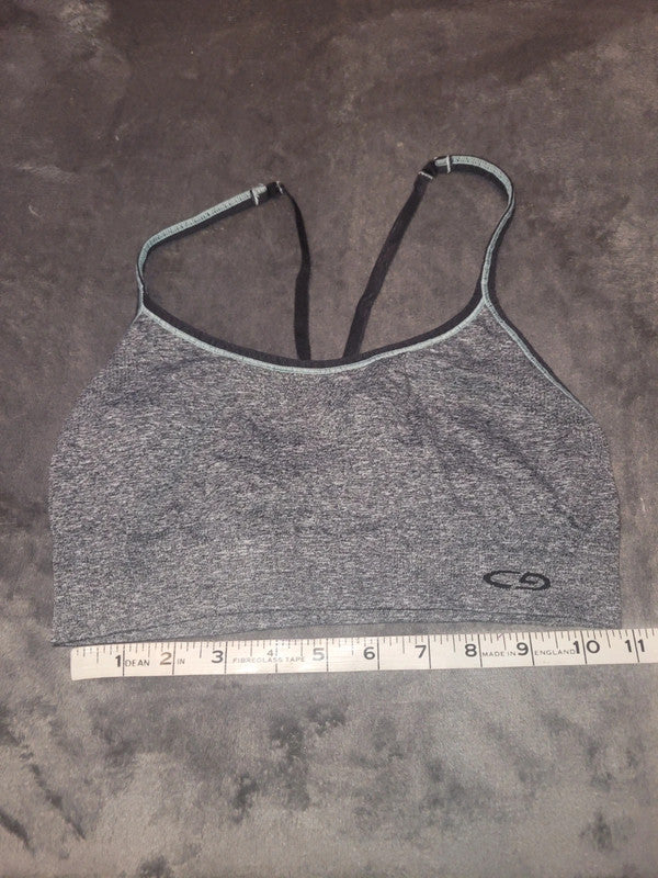 C9 Champion Grey Sports Bra Women’s Size S Small Adjustable Straps