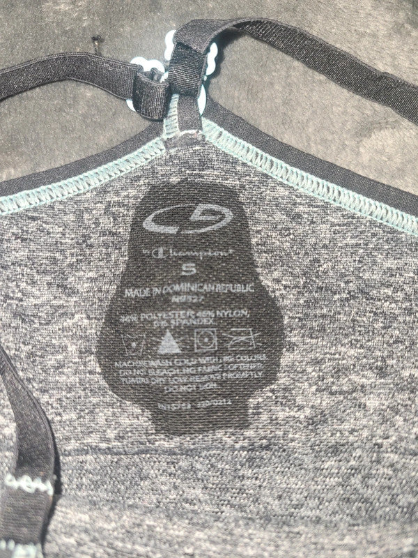 C9 Champion Grey Sports Bra Women’s Size S Small Adjustable Straps