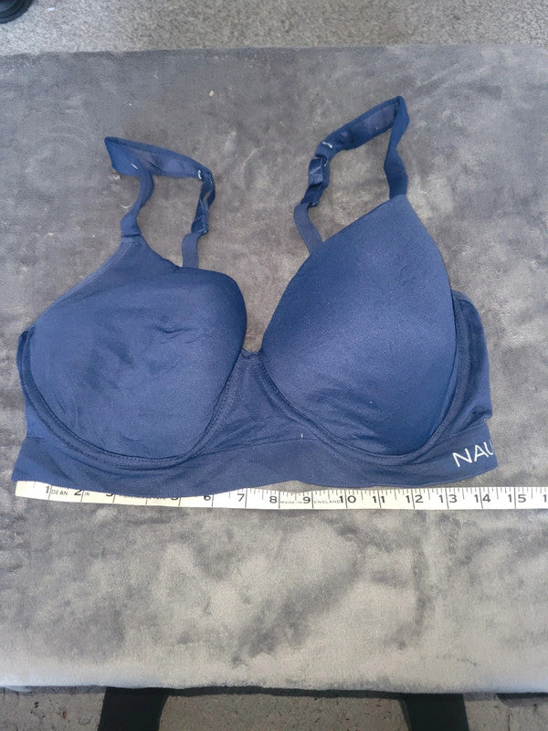 Nautica Intimates Navy Blue Bra 40DD Underwire Padded