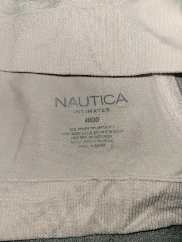 Nautica Intimates Nude Bra 40DD Underwire Full Coverage