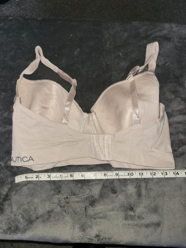 Nautica Intimates Nude Bra 40DD Underwire Full Coverage