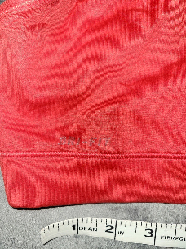 Nike Red Dri-FIT Racerback Sports Bra – Women’s Medium