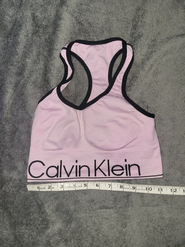 Calvin Klein Performance Pink Sports Bra – Women’s M