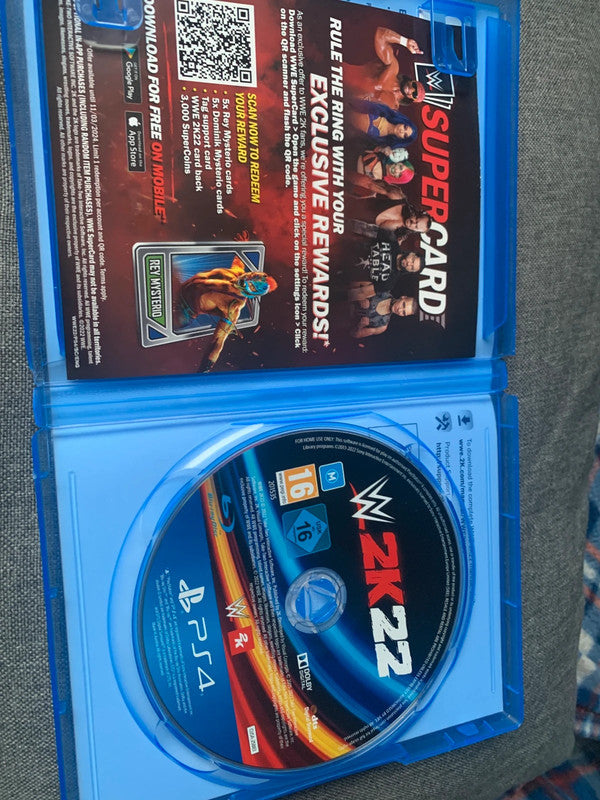 WWE 2K22 for PlayStation 4.