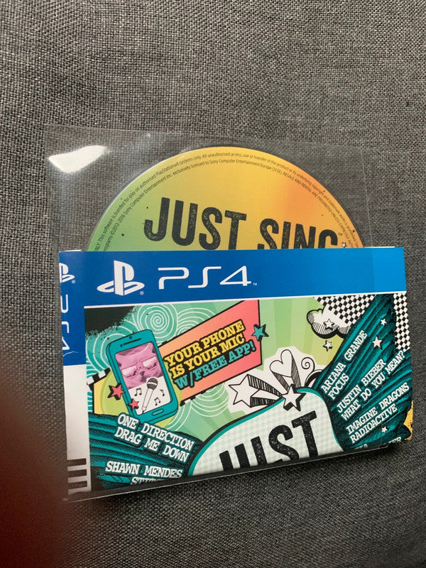 Just Sing Platform: PlayStation 4 (PS4)