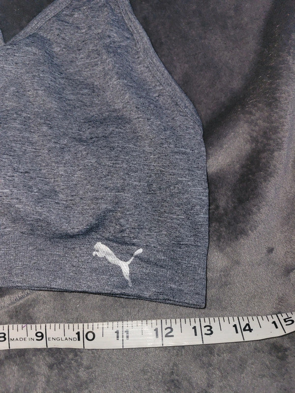 Puma Sports Bra – Grey Racerback – Size L