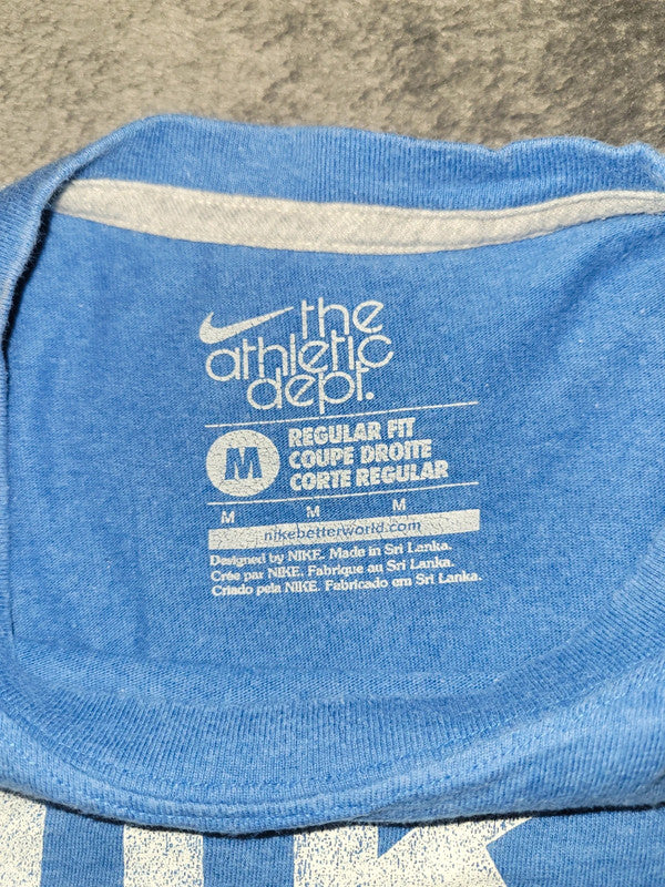 Vintage Nike Athletic Dept. Phys. Ed. T-Shirt – Blue – Size M
