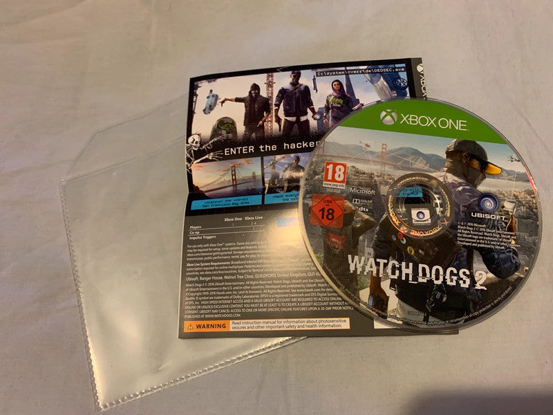 Watch Dogs 2 – Xbox One – Disc & Cover (No Case)