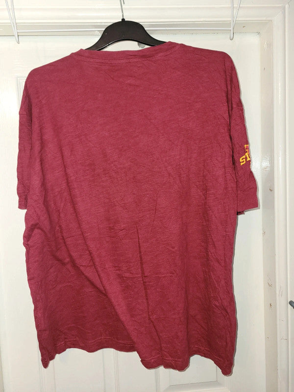 Vintage Champion Iowa State University T-Shirt – Red/Gold – Size 2XL
