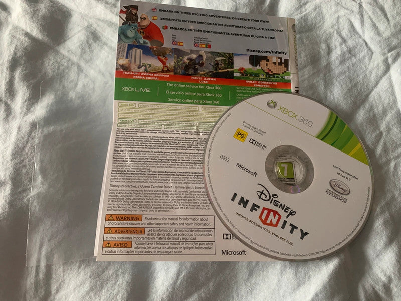 Disney Infinity (Xbox 360), the first game in the Disney Infinity series.